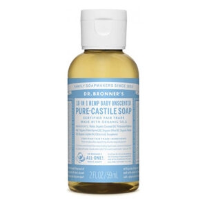 DR.BRONNER'S Pure Castile Soap - fragrance free 59ml