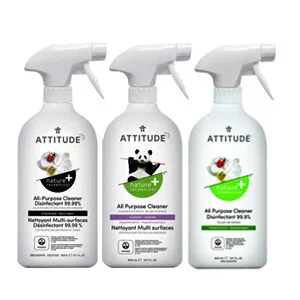 ATTITUDE All Purpose Disinfectant Cleaner 99.9% 800ml