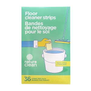 NATURE CLEAN Floor Cleaner Strips – lemon – 36 sheets